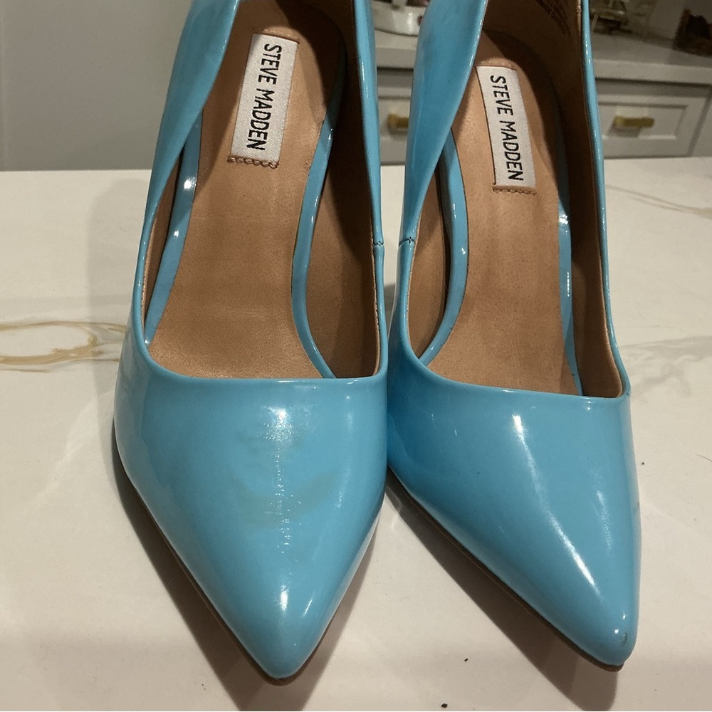 Steve Madden Sky Blue Heels